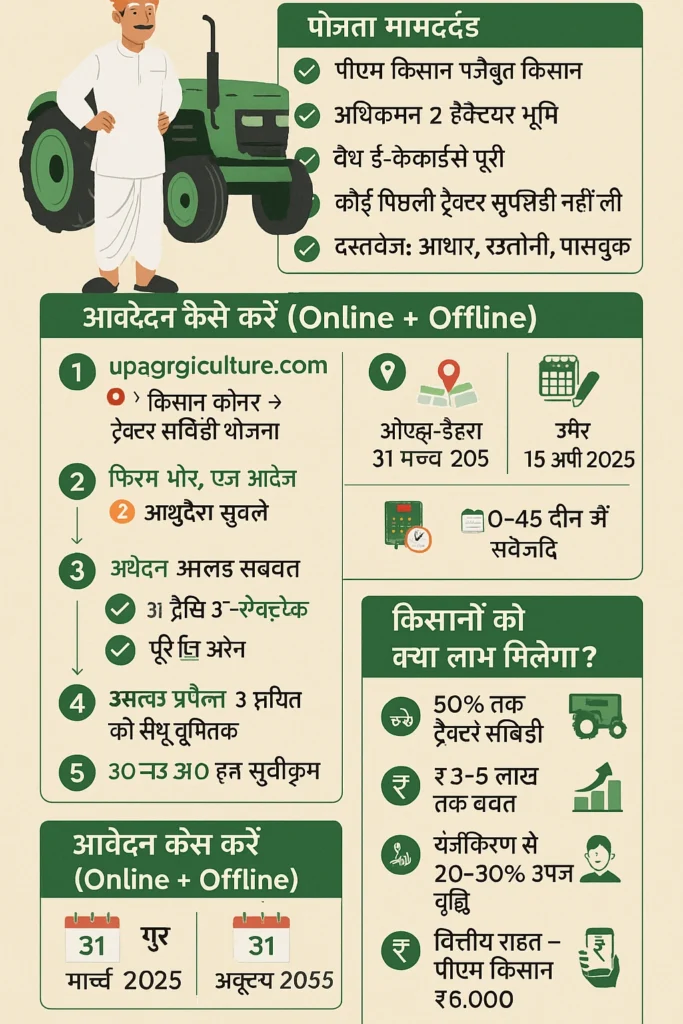 पीएम किसान ट्रैक्टर योजना आवेदन 2026: किसानों के लिए सस्ता ट्रैक्टर 3 pm kisan tractor scheme पीएम किसान ट्रैक्टर योजना आवेदन 2025