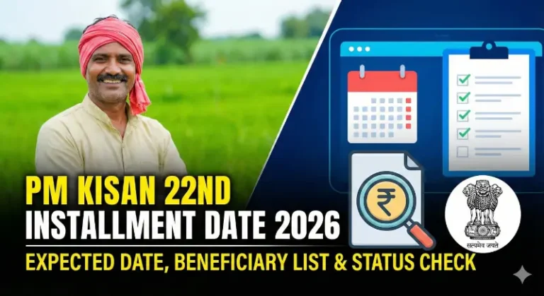 PM Kisan 22nd Installment Date 2026 22वीं किस्त 22వ
