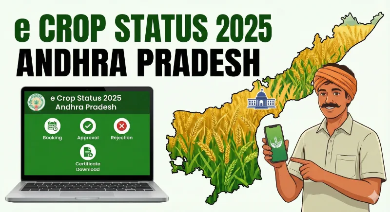 e Crop స్థితి 2026 (ఆంధ్ర ప్రదేశ్) — బుకింగ్, ఆమోదం, తిరస్కరణ మరియు సర్టిఫికెట్ డౌన్లోడ్ గైడ్ 1 e crop status e Crop స్థితి