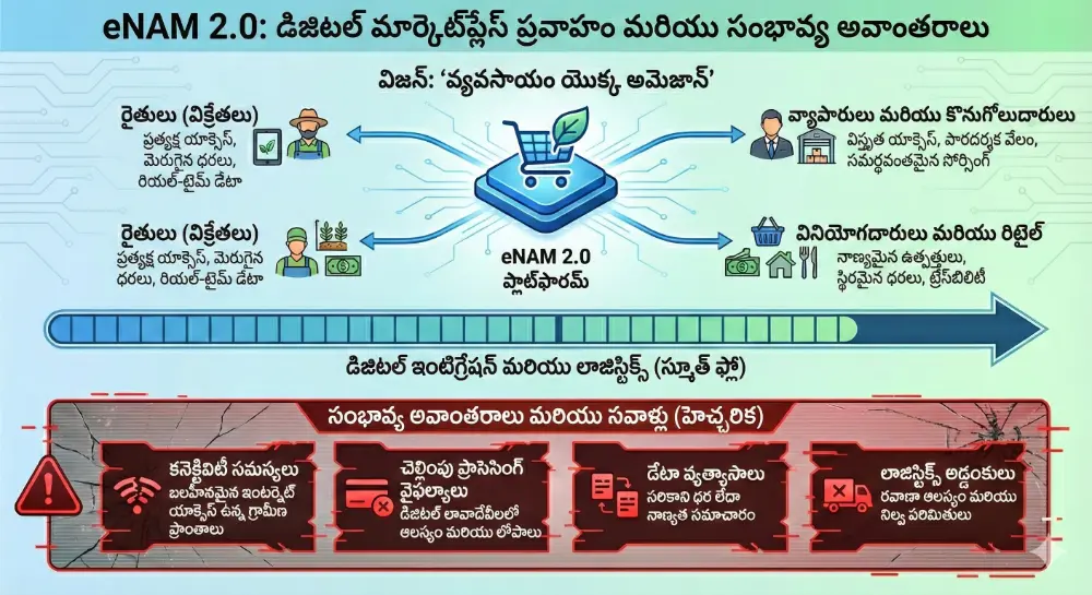 eNAM 2.0 అంటే ఏమిటి? పూర్తి వివరాలు, లాభాలు & నమోదు విధానం 2 enam infographic telugu