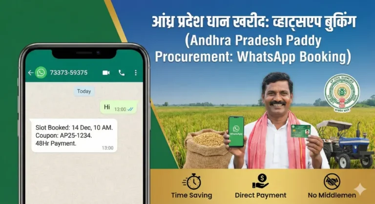 एपी धान खरीद AP Paddy Procurement whatsapp booking