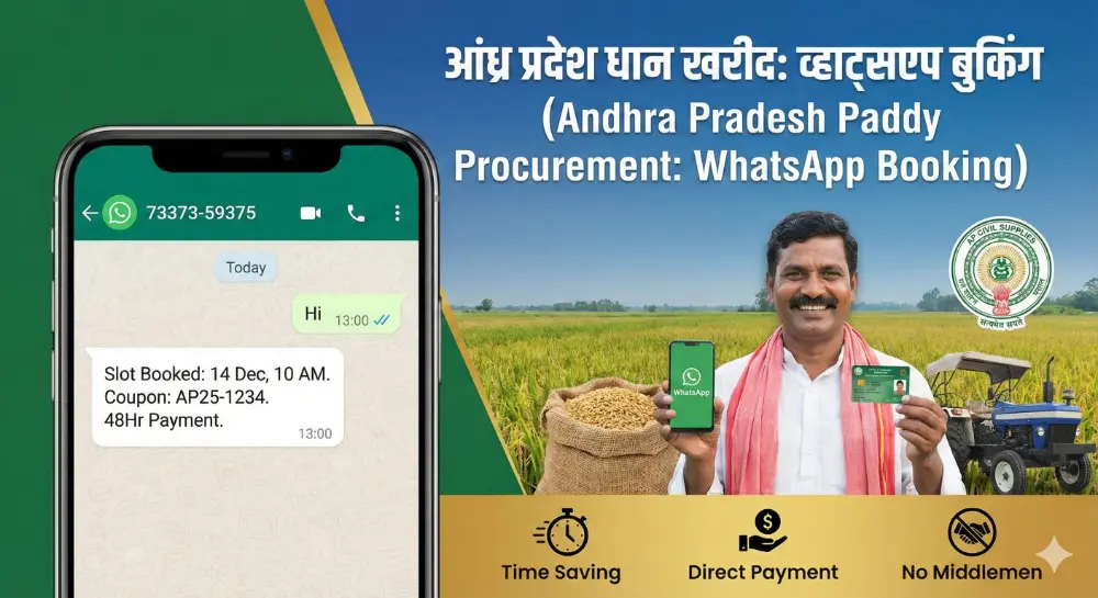 एपी धान खरीद AP Paddy Procurement whatsapp booking