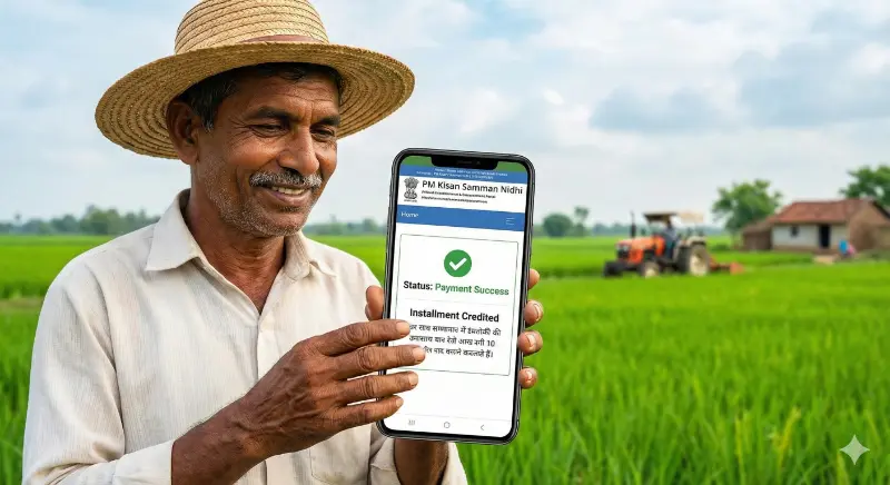 pm kisan samman nidhi 2026 status by aadhaar