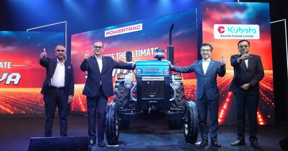 Escorts Kubota Launches Powertrac Shaurya Tractors