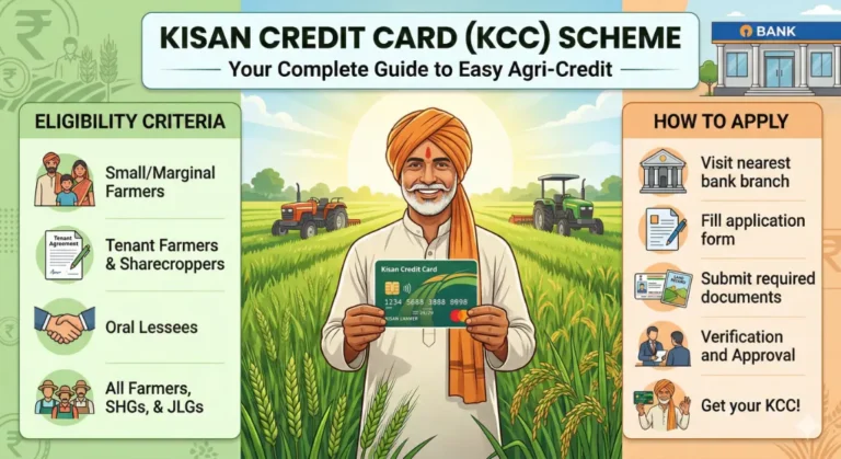kisan credit card eligibility application process