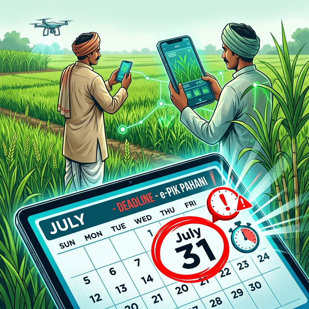 Maharashtra Pik Vima 2026 Last Date: Why e-Pik Pahani is Now Mandatory 1 Maharashtra Pik Vima Last Date and e-Pik Pahani